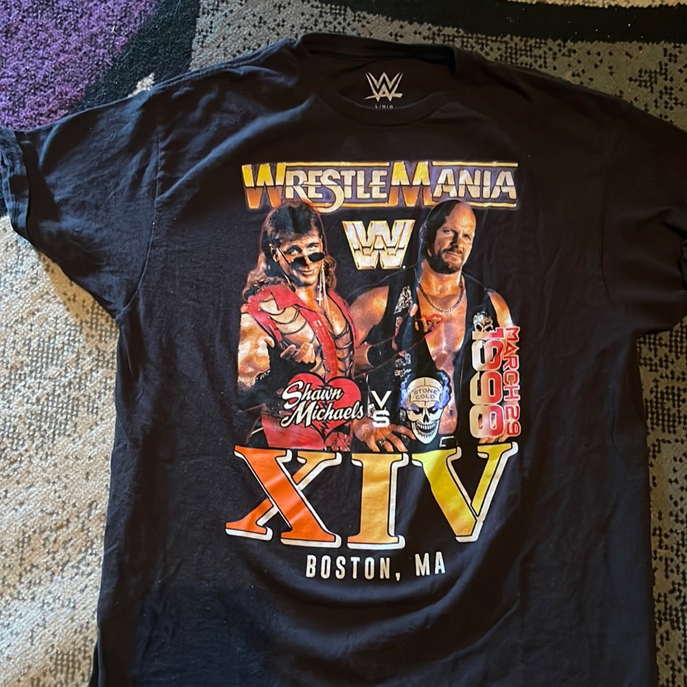 Wrestlemania XIV Shirt featuring Shawn Michaels and Stone Cold Steve Austin